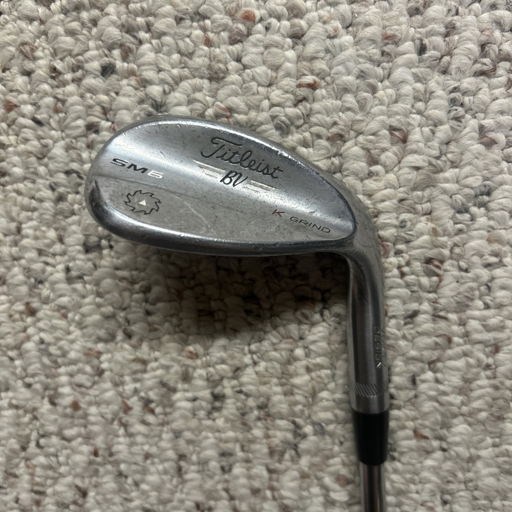 Titleist Vokey SM6 Steel Gray 60* 12 Lob Wedge RH 34.75 in Steel Shaft Wedge